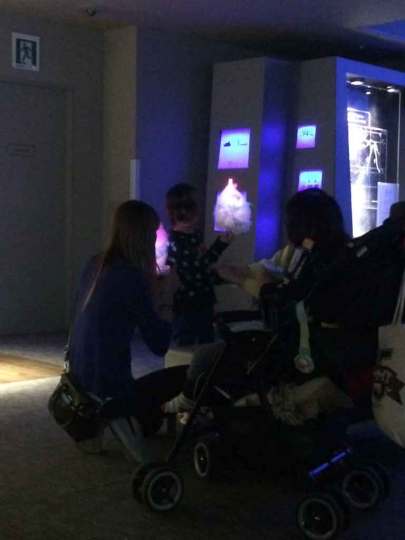 光るわたあめを使った、すみだ水族館ペンギンコットンキャンディ