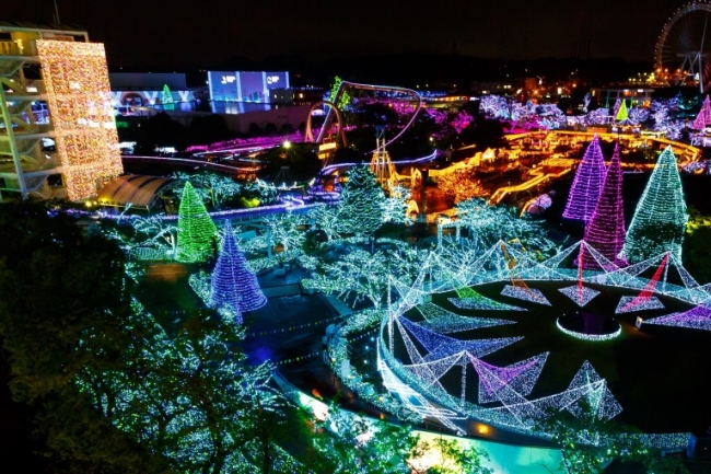 よみうりランドジュエルミネーション輝きのライトピアで光るわたあめFlash cotton candy販売